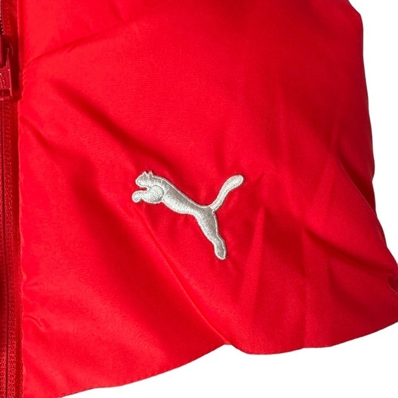 PUMA Boys Black and Red Puffer Vest Size M (10/12) NWOT - Picture 8 of 10